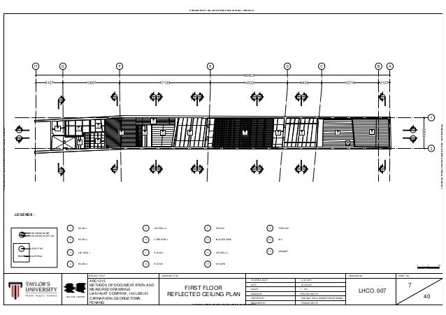 7 Finalised Ground First Reflected Ceiling Plan Ready Plot First Fl