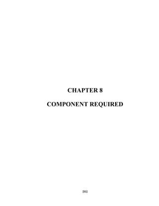 CHAPTER 8
COMPONENT REQUIRED
[51]
 