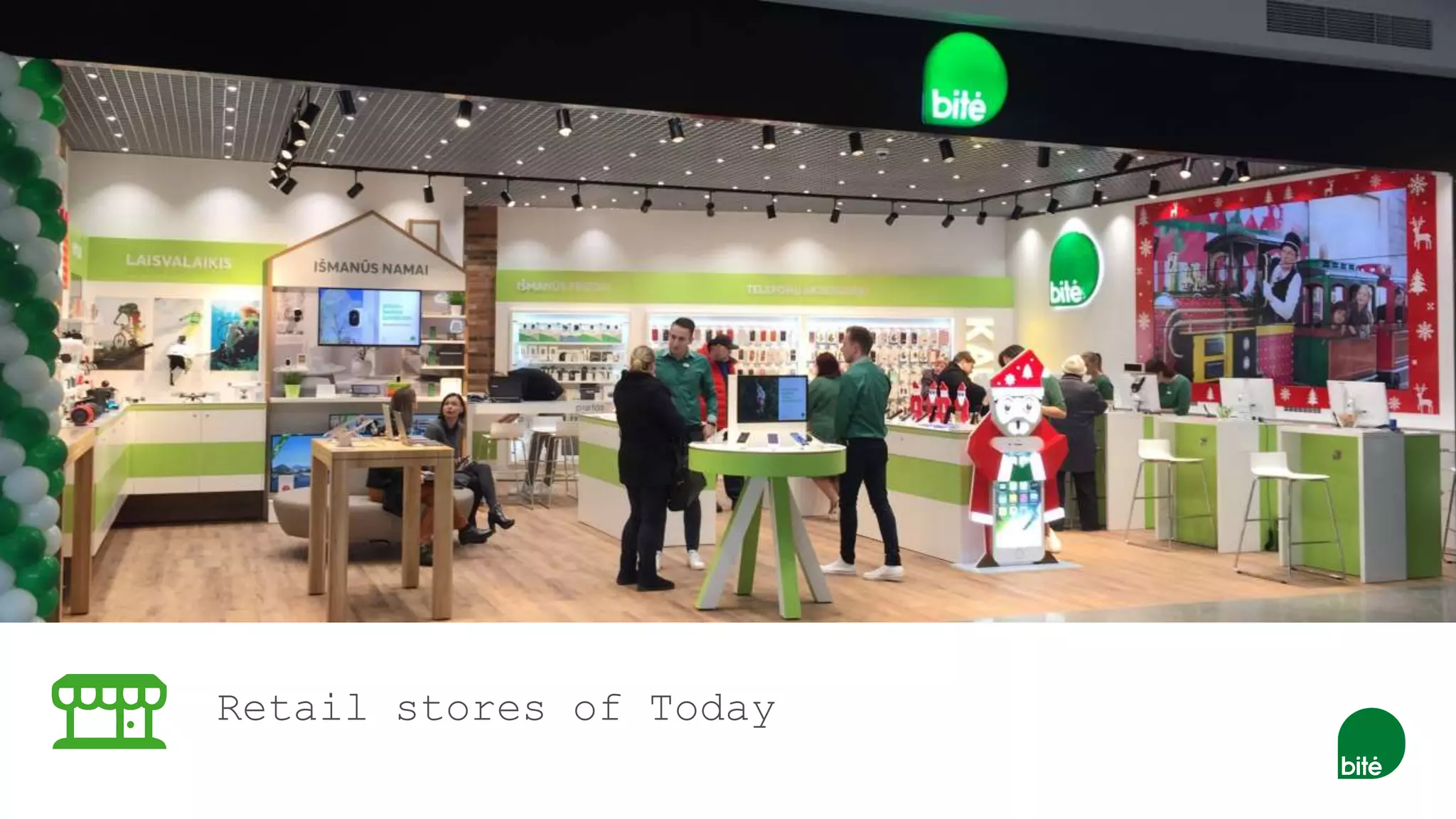 Retail stores of Today