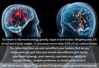 7 Foods to Boost Your Brain Power | PDF