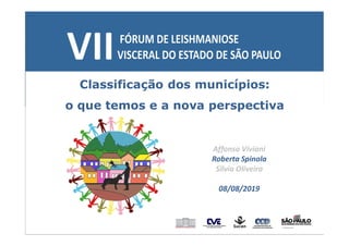 Affonso Viviani
Roberta Spinola
Silvia Oliveira
08/08/2019
Classificação dos municípios:
o que temos e a nova perspectiva
 