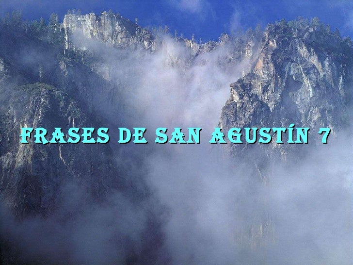 frases de san agustín 7 cartas para san