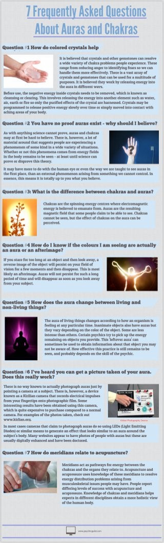 7 Frequently Asked Questions about Auras and Chakras