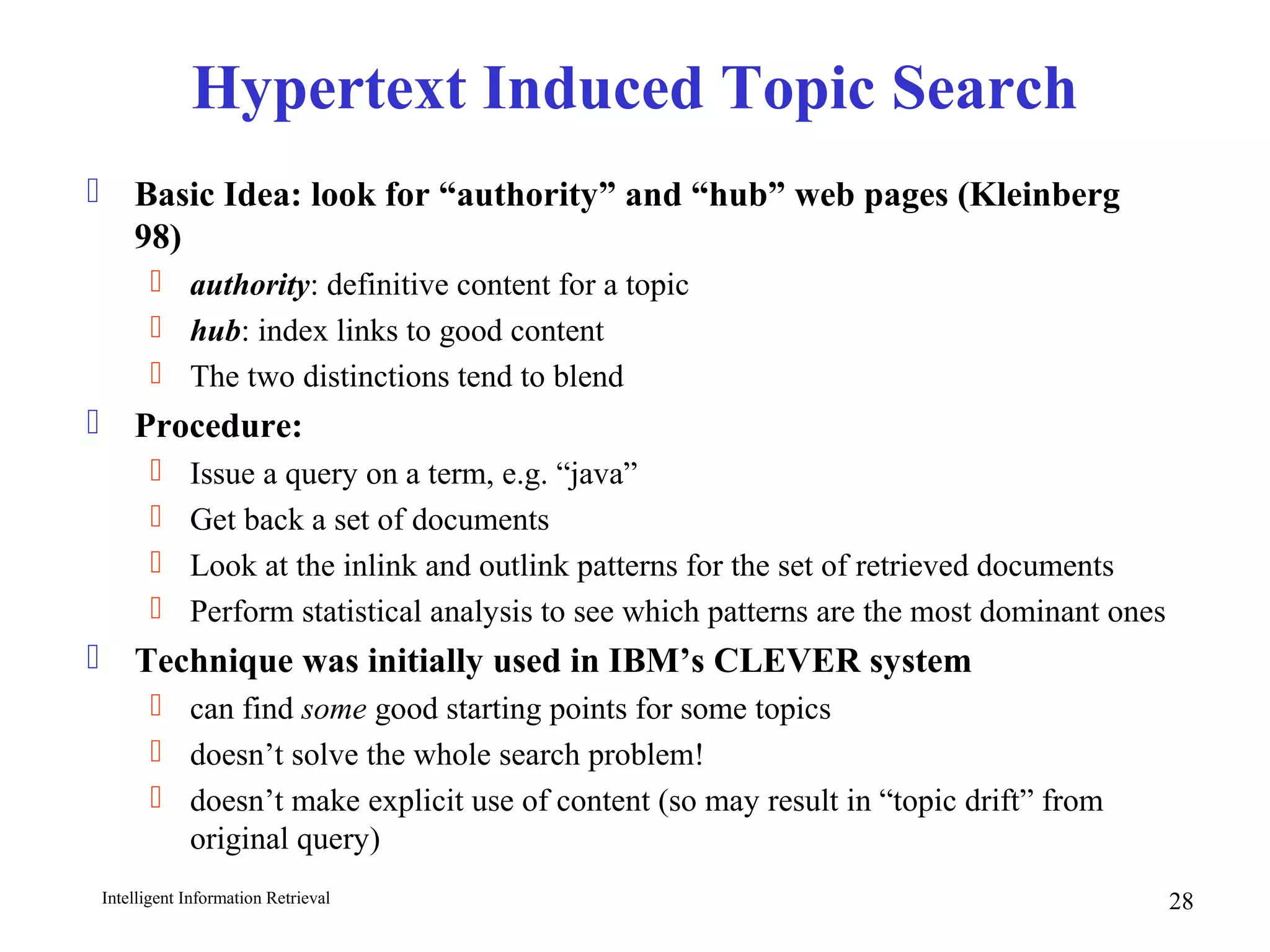 Information retrieval | PPT