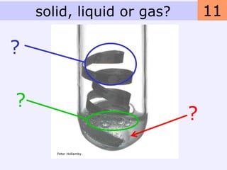 solid, liquid or gas?       11

?

?
                            ?
       Peter Hollamby
 