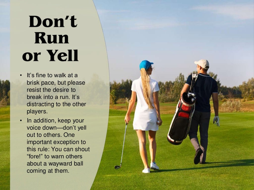 7 Golf Etiquette Tips