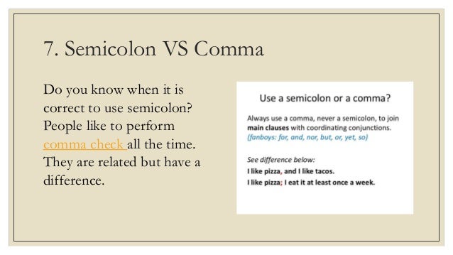 where to put a comma