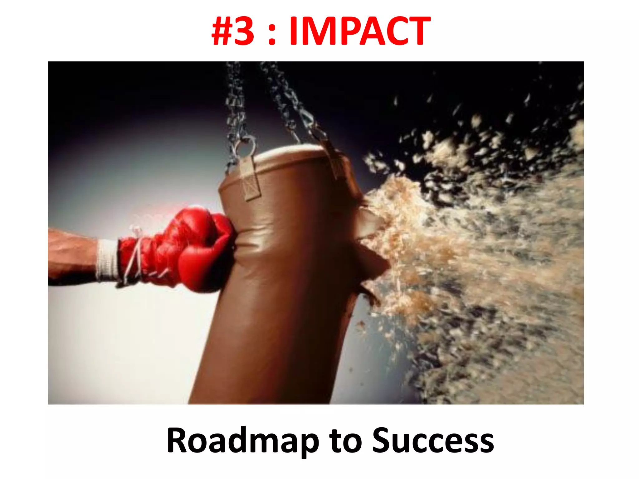 #3 : IMPACT




                    Influence


              Roadmap to Success
 