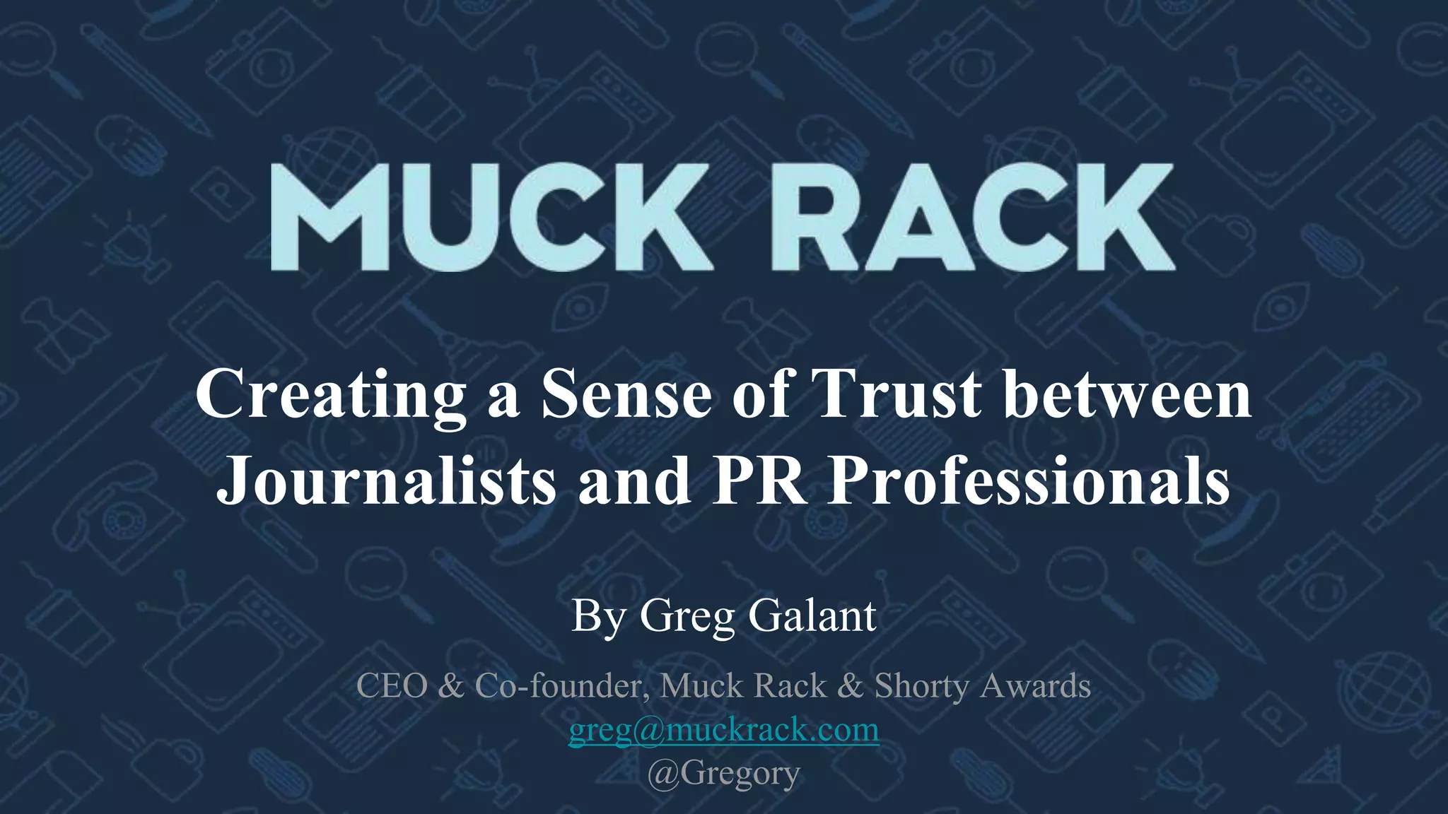 Gregory Galant PRAXIS 2019 PPT