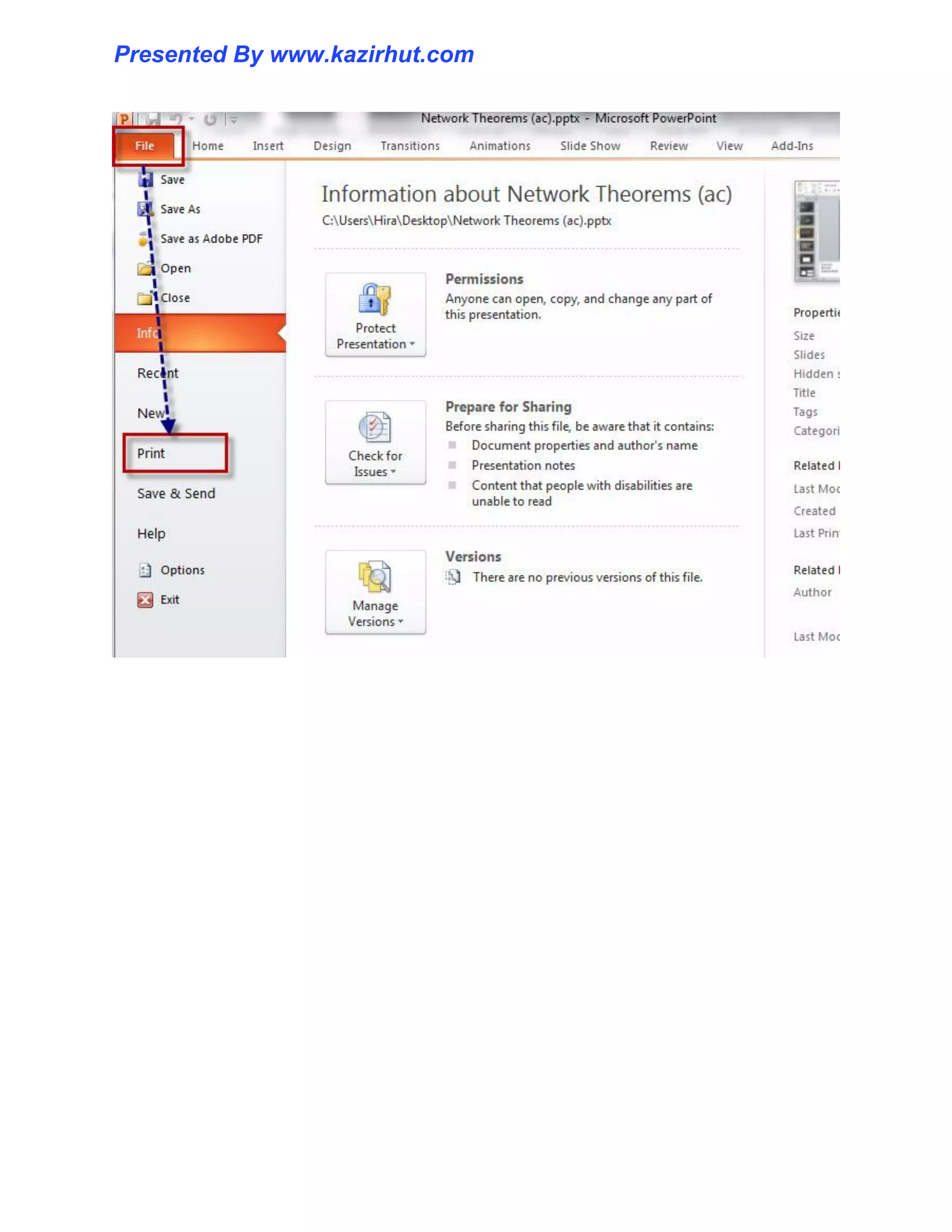 Presented By www.kazirhut.com
 