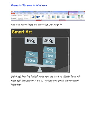 এখন আমরা আমাক্ের ট঴ক্঱ক্ট করা স্মাটণ আটণটটক্ে পটেট ইনপুট টেব
পটেট ইনপুট টে঱াম টকন্তু টর্জাইনটট আমার পছন্দ ঵ক্ে না োই নেু ন টর্জাইন টেক্বা। আটম
আক্গই বক্঱টছ টকভাক্ব টর্জাইন করক্ে ঵ক্ব। আমাক্ের আক্গর পেখাক্না টযাব পর্ক্ক টর্জাইন
ট঴ক্঱ক্ট করক্বা
Presented By www.kazirhut.com
 