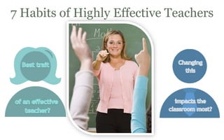 7 Habits of Highly Effective Teachers
 