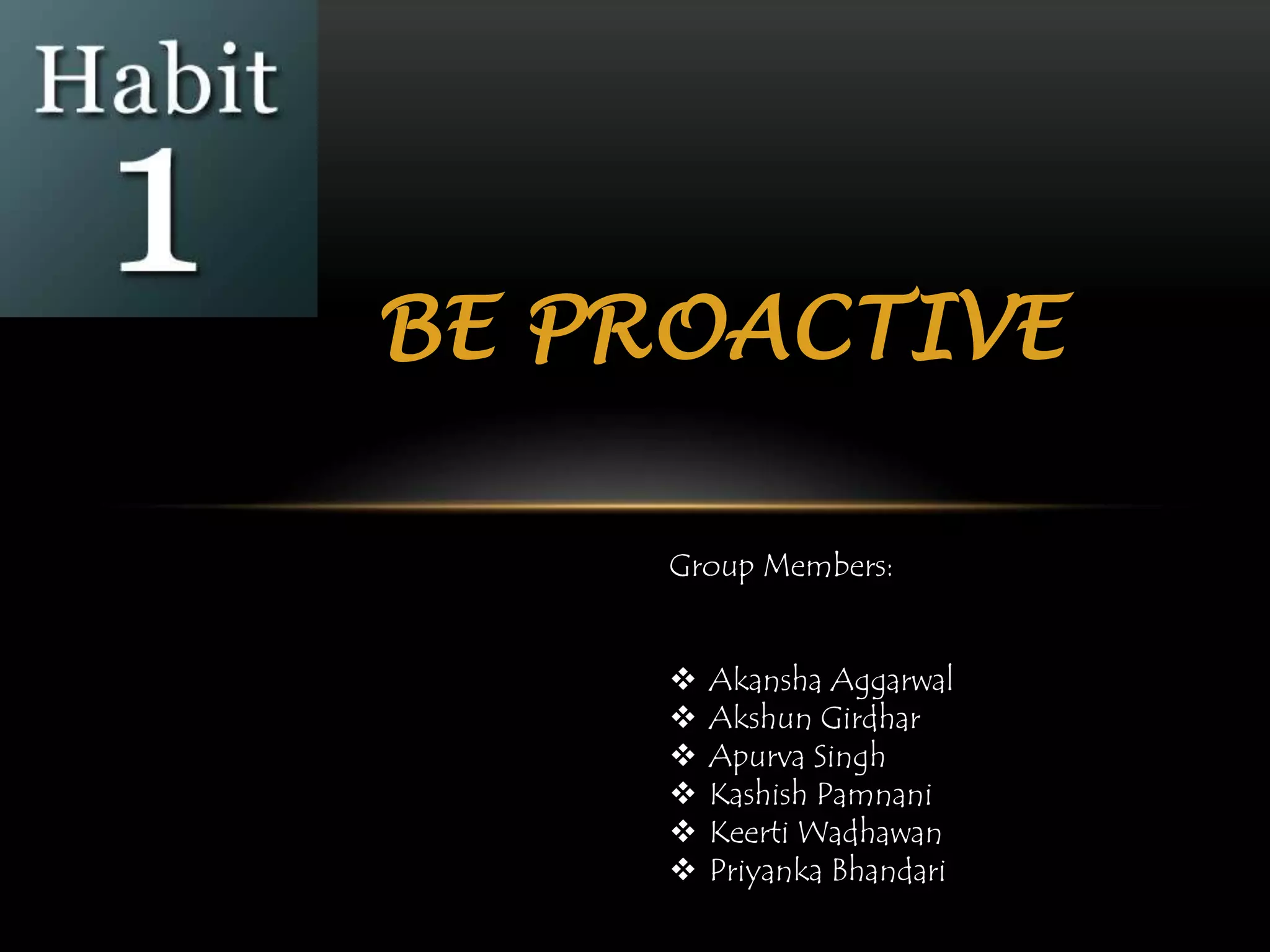 7 habits proactive | PPTX