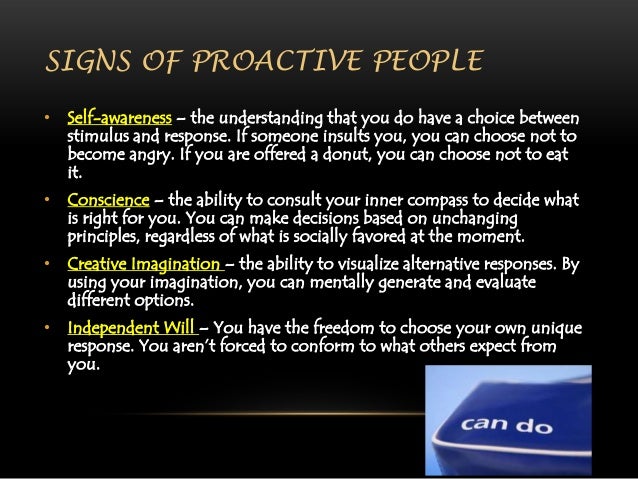 Proactive Behavor Characteristics Of A Proactive Person – PRVOE