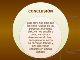 7 hábitos de la gente altamente efectiva