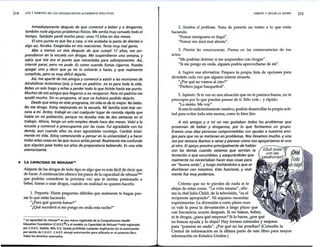 214 LOS 7 HÁBITOS DE LOS ADOLESCENTES ALTAMENTE EFECTIVOS
Inmediatamente después de que comencé a beber y a drogarme,
también noté algunos problemas físicos. Me sentía muy cansado todo el
tiempo. También perdí mucho peso: unos 15 kilos en dos meses.
El otro punto es que iba a casa, si me acababa la pasta de dientes o
algo así, lloraba. Exageraba en mis reacciones. Tenía muy mal genio.
Más o menos un mes después de que cumplí 17 años, me sor-
prendieron en la escuela con drogas. Me suspendieron una semana, y
sabía que ése era el punto que necesitaba para sobreponerme. Así,
intenté parar, pero no pude. Es como cuando fumas cigarros. Puedes
apagar uno y decir que ya no lo volverás a hacer, y que realmente
cumplirás, pero es muy difícil dejarlo.
Así, me aparté de mis amigos y comencé a asistir a las reuniones de
Alcohólicos Anónimos (AA), y tuve un padrino. AA es para toda la vida.
Bebes un solo trago y echas a perder todo lo que hiciste hasta ese punto.
Muchos de mis amigos que llegaron a AA recayeron. Pero mi padrino me
ayudó mucho. Sin su programa, sé que no hubiera podido dejarlo.
Desde que estoy en este programa, mi vida es de lo mejor. No bebo.
No me drogo. Estoy mejorando en la escuela. Mi familia está más cer-
cana a mí. Antes, trabajé en casi cualquier lugar de comida rápida que
había en mi población, porque no duraba más de dos semanas en el
trabajo. Ahora, tengo un solo empleo desde hace dos meses. Volví a la
escuela y comencé a preocuparme por las cosas. Fui agradable con los
demás, aun cuando ellos no eran agradables conmigo. Cambié total-
mente mi vida. Estoy comenzando a pensar en la universidad y a hacer
todas estas cosas en las que nunca antes pensé. Realmente me confunde
que alguien pase todos sus años de preparatoria bebiendo. Es una vida
atemorizante.
e LA CAPACIDAD DE REHUSARTM
Alejarse de las drogas de todo tipo es algo que es más fácil de decir que
de hacer. A continuación ofrezco los pasos de la capacidad de rehusar™*
que podrías considerar la próxima vez que te sientas presionado a
beber, fumar o usar drogas, cuando en realidad no quieres hacerlo.
l. Pregunta. Hazte preguntas diliciles que realmente te hagan pen-
sar lo que estás haciendo.
"¿Para qué querría fumar?"
"¿Qué sucederá si me pongo en onda esta noche?"
• La capacidad de rehusar"' es una marca registrada de la Comprehensive Health
Education Foundation {C.H.E.F.®) y el modelo La Capacidad de Rehusar"' está registrada
por C.H.E.F., Seattle, WA, E.U. Queda prohibida cualquier duplicación sin la autorización
por escrito de C.H.E.F. C.H.E.F. otorgó autorización para utilizarla en el presente libro.
Todos los derechos reservados.
HÁBITO 7: AFILAR LA SIERRA
2. Nombra el problema. Trata de ponerle un rostro a lo que estás
haciendo.
"Fumar mariguana es ilegal".
"Fumar me dará mal aliento".
3. Plantea las consecuencias. Piensa en las consecuencias de tus
actos.
"Me podrían detener si me sorprenden con drogas".
"Si me pongo en onda, alguien podría aprovecharse de mí".
4. Sugiere una alternativa. Prepara tu propia lista de opciones para
divertirte cada vez que alguien intente atraerte.
"¿Por qué no vamos al cine?" ·
"Prefiero jugar basquetbol".
5. Sepárate. Si te ves en una situación que no te parezca buena, no te
preocupes por lo que puedan pensar de ti. Sólo vete... y rápido.
"Lo siento. Me voy".
Si eres lo suficientemente creativo, podrás desarrollar tu propia acti-
tud para evitar toda esta escena, como lo hizo Jim:
A mis amigos y a mí no nos gustaban todos los problemas que
provenían de beber y drogarnos, por lo que formamos un grupo.
Éramos unas diez personas comprometidas con ayudar a nuestros ami-
gos para que no se metieran ~n problemas. Nos llevamos mucho, y una
vez por semana íbamos a cenar y planear cómo nos apoyaríamos el uno
al otro. Elapoyo provino principalmente de hablar
con los demás cuando veíamos que sentían la
tentación o que sucumbían, y asegurándoles que
realmente no necesitaban hacer esas cosas para
ser "buena onda", y luego invitándolos a que se
divirtieran con nosotros. Esto funcionó, y real-
mente fue muy poderoso.
Créeme que no te pierdes de nada si te
alejas de estas cosas. "La vida misma", afir-
ma la chefJulia Child, de la televisión, "es el
recipiente apropiado". Ni siquiera necesitas
experimentar. La diversión a corto plazo nun-
ca vale la pena la devastación a largo plazo que
con frecuencia ocurre después. Si no fumas, bebes,
ni te drogas, ¿para qué empezar? Si lo haces, ¿por qué
no buscas ayuda y lo dejas? Hay formas naturales y mejores
para "ponerse en onda". ¿Por qué no las pruebas? (Consulta la
Central de irLformación en la última parte de este libro para mayor
irLformación en Estados Unidos.)
215
 