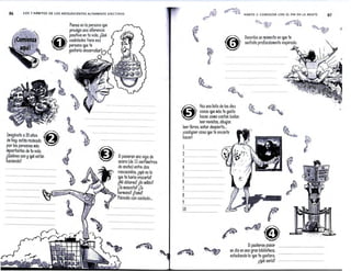 86 LOS 7 HÁBITOS DE LOS ADOLESCENTES ALTAMENTE EFECTIVOS
... --··········-······-····------------··-------·-···------·------·-·-····-·------·
Piensa en la persona q.ue
prodUjo una diferencia
positiva en tu vida.¿Qué
, cualidades tiene esa
persona c¡¡Je te
gustaría desarrollar~O
Si pusieran una viga de
acero (de 15 centímetros
de ancho) entre dos
rascacielos.¿qué es lo
que te haría crUJOrla~
¿Mil dólares~ ¿On millón~
¿Tu mascota~ ¿Tu
hermano~ ¿fama~
Piénsalo con caidado...
HABITO 2: COMENZAR CON EL FIN EN LA MENTE
~-
Describe un momento en q.ue te
sentiste profundamente inspirado.
~.·
Hm una lista de las diez
' cosas que más te gusta
hacer. como cantar.bailar.
leer revistas. dibujar.
leer libros. soñar despierto...
¡cualq.uier cosa que te encante
hacer!
3
········ ·····························-·····-
y
5
6
---------
---------------------------------········-·-----------------·-··
7
8
9
10
Si pudieras pasar
un día en una gran biblioteca.
estudiando lo c¡¡~e te gustara.
¿c¡¡Jé sería~
~
(
,a.
,¡;·;
t
.
.
.
87
 