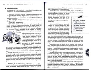 92 LOS 7 HÁBITOS DE LOS ADOLESCENTES ALTAMENTE EFECTIVOS
e TRES ADVERTENCIAS
Al comenzar con el fin en la mente y desarrollar un enunciado de mi-
sión personal, ten cuidado con posibles problemas.
Advertencia #1: Etiquetas negativas. ¿Alguna vez fuiste marcado por
los demás de forma negativa? ¿Por tu familia, maestros o amigos?
"Ustedes los que son de ese barrio son todos iguales. Siempre se
meten en problemas".
"Eres el tipo más flojo que conozco. ¿Por qué no te paras y haces
algo, para variar?"
"Alú va Suzy. Es una perdida".
Estoy seguro que tu escuela tiene sus propias etiquetas. En mi
escuela estaban los vaqueros, los cerebritos, los cabezas huecas, los
guapos, los fiesteros, los matados, las nenas, los tarados, los gorilas y
muchos otros grupos. Yo estaba marcado en la categoría de los gori-
las. El término "gorila" significaba que te gustaban los deportes,
estabas metido en ti mismo y tenías un cerebro de
hormiga.
Las etiquetas son una fea forma de pre-
juicio. Si divides la palabra "prejuicio",
¿qué obtienes? Pre-juzgar. ¿No es
interesante? Cuando marcas a alguien
lo estás pre-juzgando; eso significa
sacar conclusiones de alguien sin co-
nocerlo. No sé contigo, pero no soporto
que alguien me juzgue injustamente
y que no me conoce.
Tú y yo somos demasiado com-
plejos para ser encajonados en categorías, corno si fuéramos ropa en
un almacén, como si hubiera sólo muy pocos tipos distintos de per-
sonas en el mundo, en vez de millones de individuos únicos en su
tipo.
Si fuiste etiquetado falsamente, puedes vivir con eso. El verda-
dero peligro surge cuando comienzas a creer tú mismo en las etique-
tas, porque éstas son como paradigmas. Lo que ves es lo que obtienes.
Por ejemplo, si se te etiquetó como flojo, y comienzas a creer que de
veras lo eres, se convertirá en una creencia que se cumpla a sí misma.
Actuarás con base en la etiqueta. Sólo recuerda: no eres ninguna eti-
queta.
Advertenciil #2: El síndrome "estoy perdido". Otra cosa que debes
cuidar es cuando cornetes un error, o tres, y te sientes tan mal por lo que
hiciste, que piensas: "Estoy perdido. Lo eché a perder. ¿A quién le
HABITO l : COMENZAR CON EL FIN EN LA MENTE
importa qué sucederá ahora?" En este punto, con frecuencia comen-
zarás a autodestruirte, y a abandonar todo.
Déjame decir esto: nunca estás perdido. Parece que muchos jó-
venes pasan por un momento en donde pierden algo, experimentan, y
hacen un montón de cosas de las que no
están orgullosos... casi como si probaran las
fronteras de la vida. Si cometiste errores,
entonces eres normal. Todo joven los co-
mete. Todo adulto los comete. Pero recobra
la compostura tan pronto como puedas, y
estarás bien.
Advertencia #3: La pared equivocada.
¿Alguna vez trabajaste mucho para obte-
ner algo que querías, para descubrir una
vez que lo tienes que te sientes vacío? Con
mucha frecuencia, al querer ser más popu-
lares y ser parte del grupo, perdemos de
vista las cosas que son mucho más impor-
tantes, como el respeto hacia nosotros mis-
mos, la verdadera amistad y la tranquili-
-Con mucha frecuencia,
!
'' ' -.'~rq~erér' ser .más
-~ .·:J, .' .... "" ..:- ~- ....,
,pqp_ülar~s yse_
r parte
· _-del grüpo, perdemos
;·fl'~yist~ las:cos~s que
:_, ·<:.sóh nucho más
: .1".~--. .:. ~ ~-..
.~- ~ . importél~tes.
.-...
dad. Con frecuencia estamos tan ocupados ascendiendo por la
escalera del éxito, que nunca nos tomamos el tiempo necesario para
ver si la escalera está recarg-ada contra la pared adecuada. No tener
un fin en mente es el problema. Pero tener un fin en mente que nos
hace ir hacia la dirección equivocada puede ser un problema aún
mayor.
Antes jugaba futbol con un tipo que era increíble. Tenía todo en su
favor, incluyendo ser el capitán del equipo y poseer el cuerpo más fuerte
de todos. En cada juego emocionaba a sus admiradores con heroicos
esfuerzos y espectaculares hazañas atléticas. Sus admiradores lo vene-
raban, los muchachos lo idolatraban y las mujeres lo adoraban:. Lo tenía
todo. O así parecía.
Pero aun cuando brillaba en el campo, no le estaba yendo bien en
el mundo exterior. Él lo sabía. Y yo también, porque crecí con-él. Con-
forme aumentaba su fama, lo vi alejarse de los principios y perder su
dirección. Se había ganado la admiración de la multitud, pero com-
prometió algo mucho ni.ás importante: su personalidad: Rea~e~~e no
importa cuán rápido vamos, o cuán bien nos vemos, si nos dmg¡rnos
hacia la dirección equivocada.
¿Cómo puedes saber si tu escalera está apoyada contra la pared co-
rrecta? Detente, tómate un momento ahora mismo y pregúntate: "¿la
vida que llevo me dirige hacia la dirección adecuada?" Sé totalmente
sincero al hacer esta pausa y escuchar a tu conciencia, a esa voz interna.
¿Qué te está diciendo?
93
 
