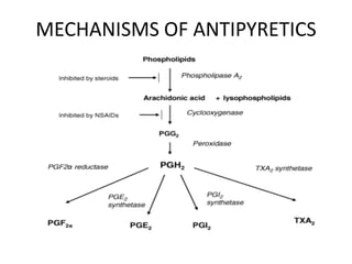 MECHANISMS OF ANTIPYRETICS
 