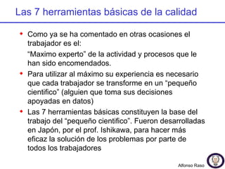 7 Herramientas básicas para la mejora de la Calidad