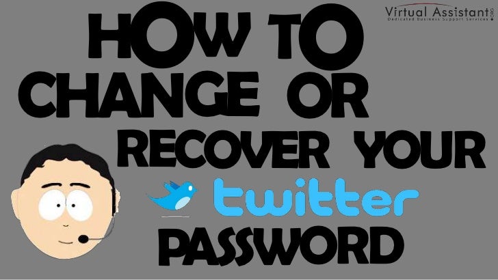 how to change your twitter password