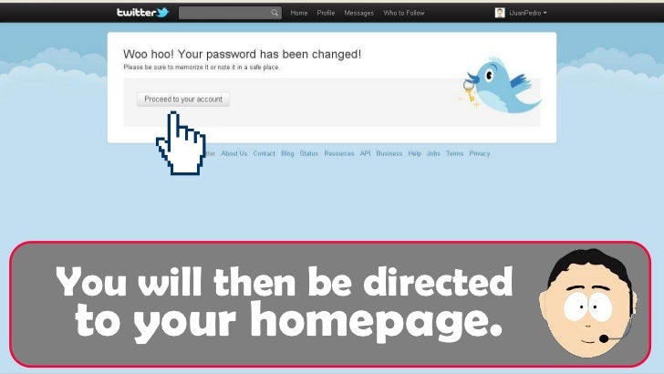 how to change your twitter password