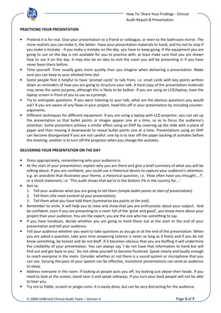 7 how to write a report and presentation v3 | PDF