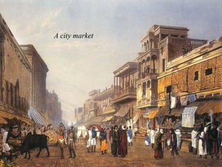 A city market.
 