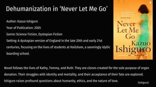 Beyond Humanity: A Comparative Analysis of Dehumanisation in Dystopian ...