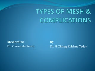 By
Dr. G Chirag Krishna Yadav
Moderator
Dr. C Ananda Reddy
 