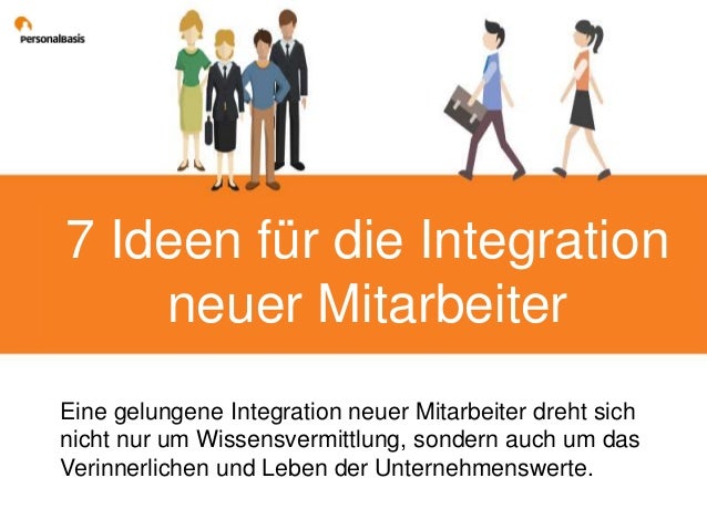 7 ideen für die integration neuer mitarbeiter onboarding presentation
