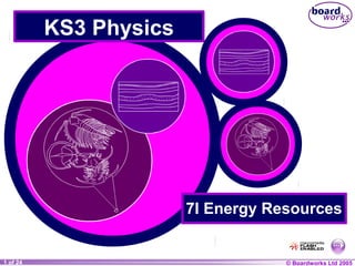 KS3 Physics

7I Energy Resources

1 of 24
20

© Boardworks Ltd 2004
2005

 