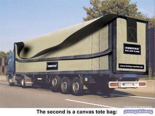 The second is a canvas tote bag:

 