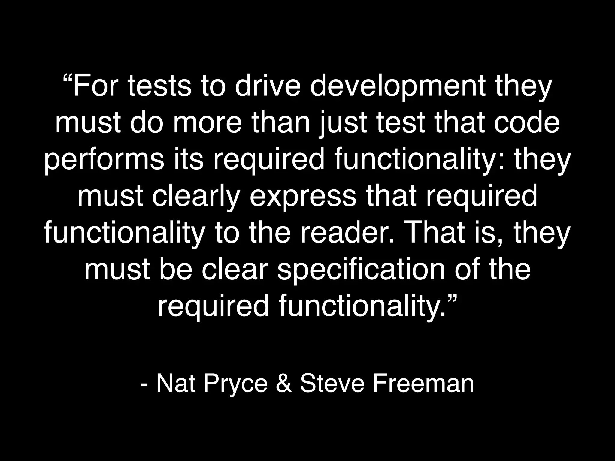 @theburningmonk
Test Driven Development
 