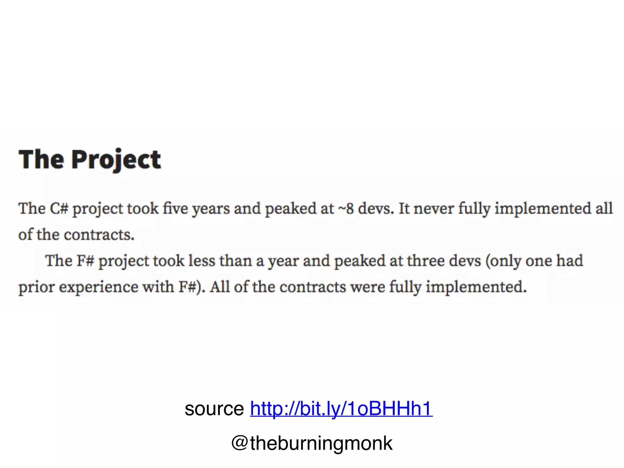 @theburningmonk
fewer noise
higher SNR
 