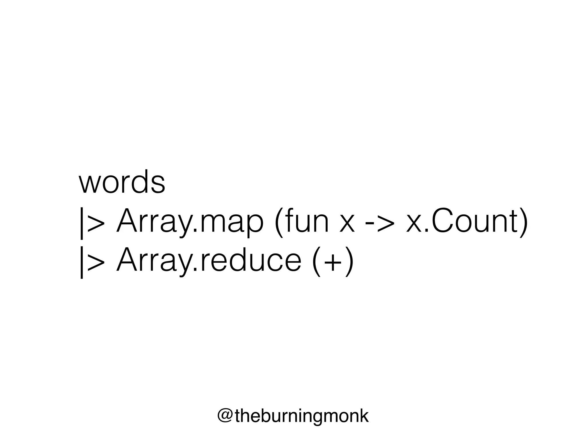 @theburningmonk
http://bit.ly/1ZpAByu
When x, y, and z are
great variable names
 