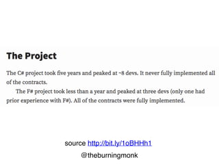 @theburningmonk
fewer noise
higher SNR
 