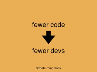 @theburningmonk
public void MyCleverMethod(
int firstArg,
string secondArg)
signifies hierarchy
 