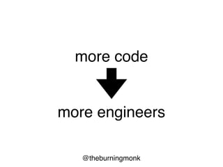 @theburningmonk
more code
more chance for bugs
 