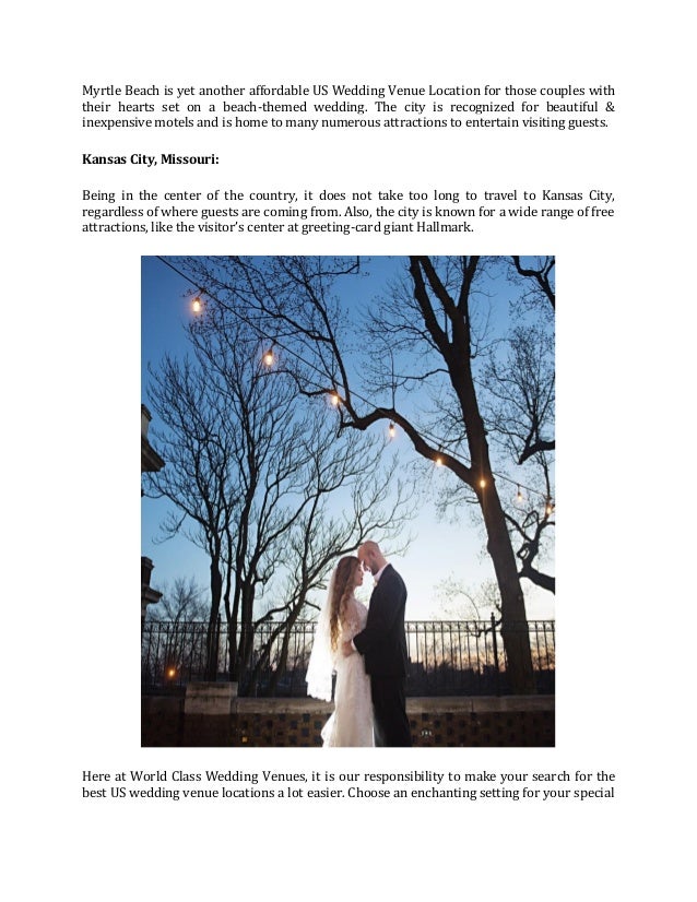 7 Inexpensive Cities In Us For A Destination Wedding Wcwv