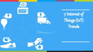 7 Internet of
Things (IoT)
Trends
 