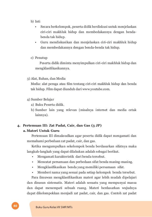 Buku IPA SMP Kelas 7 (Guru)