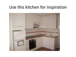 Use this kitchen for inspiration 
 
