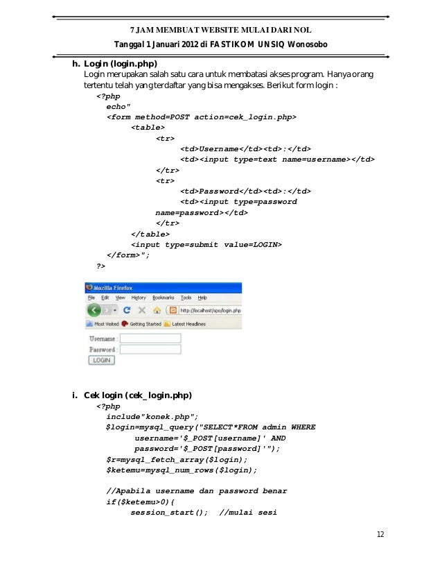 Membuat Web Dari Xp | 7 jam membuat web dari nol Membuat Web Dari Xp | 7 jam membuat web dari nol
