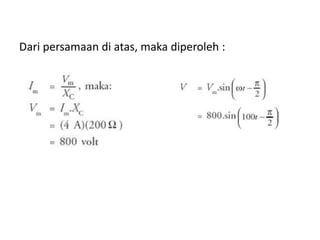 Dari persamaan di atas, maka diperoleh :
 