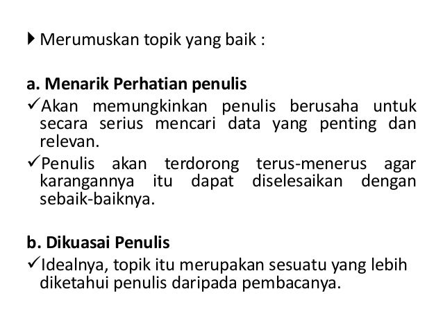 7 Jenis Tulisan Karangan