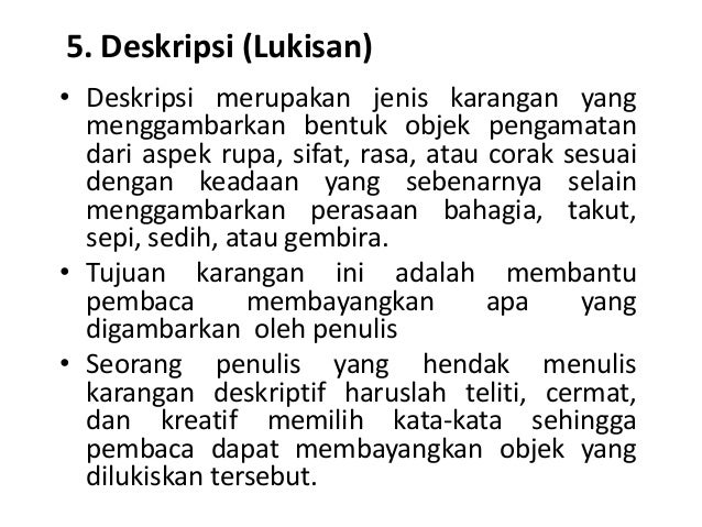 7 Jenis Tulisan Karangan
