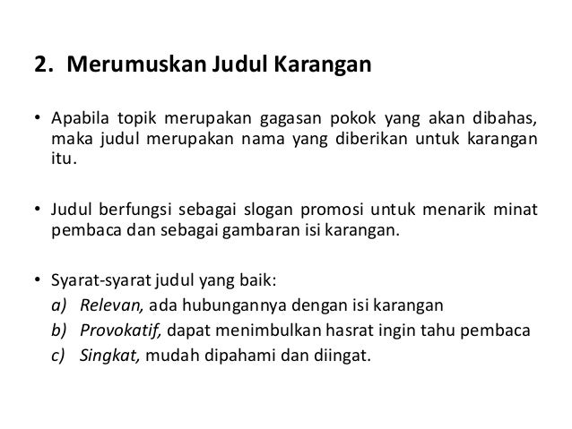 7 Jenis Tulisan Karangan