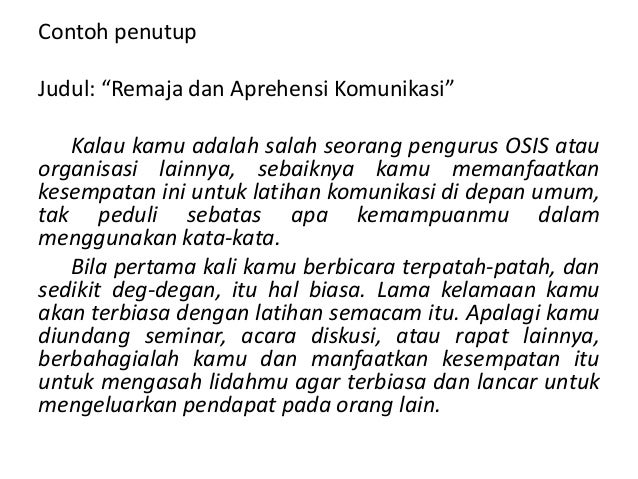 Contoh Karangan Yang Berakhir Dengan Penyesalan - Obtenez 
