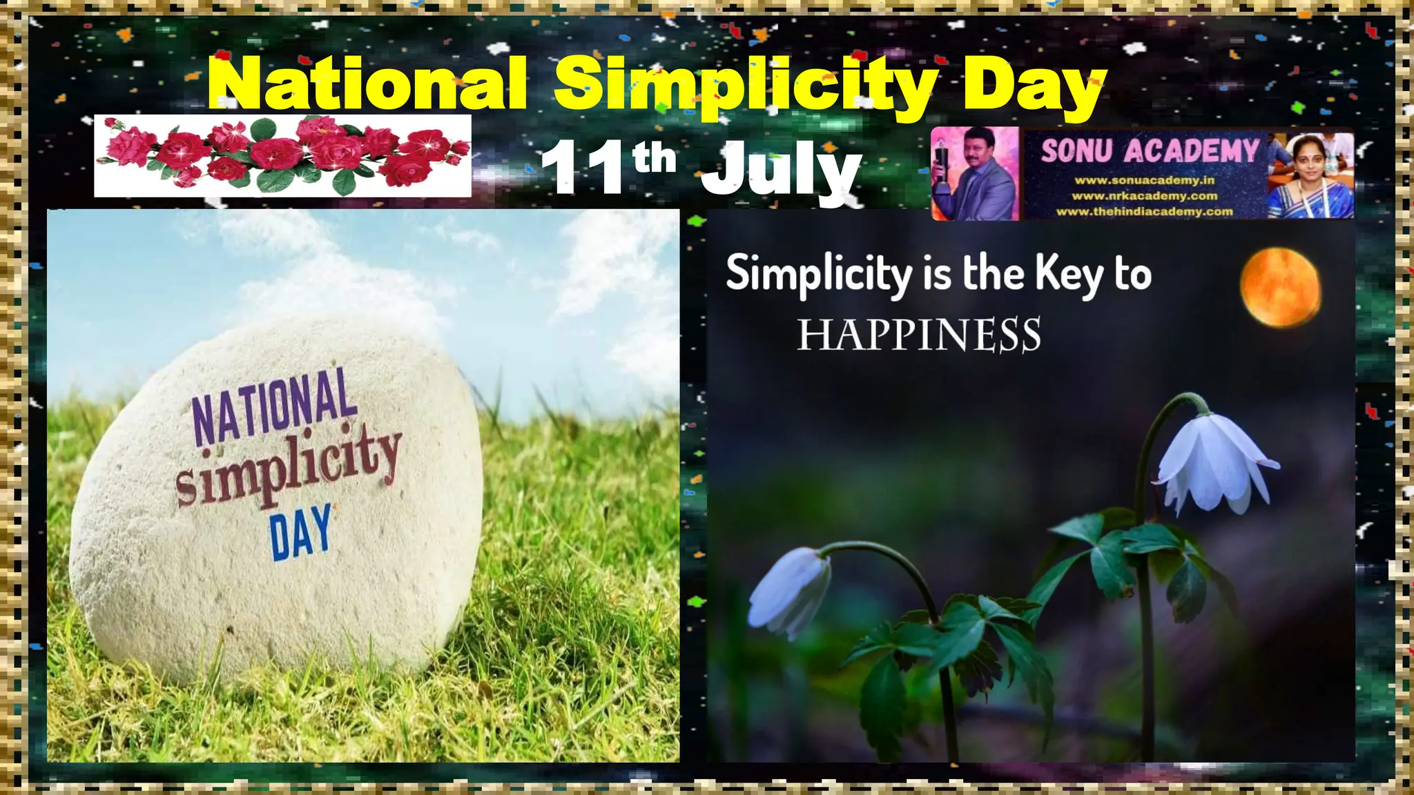 National Simplicity Day
11th
July
 